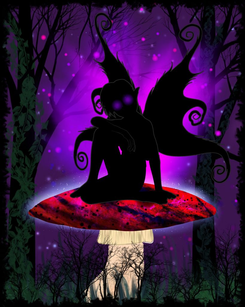 "Mushroom Circles" Art Print