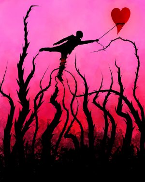 "Follow Your Heart" Art Print