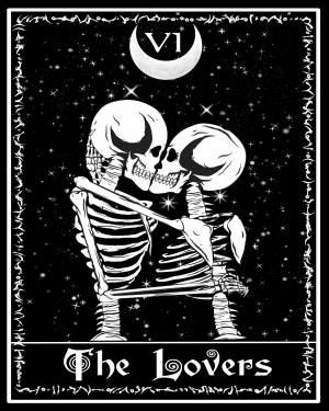 "The Lovers" Tarot Card Art Print