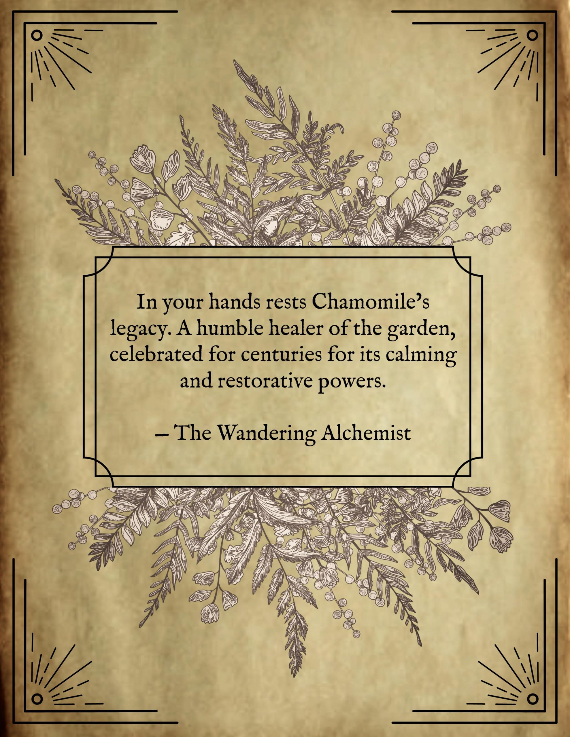 The Wandering Alchemist’s Herbal Guide: Chamomile - Image 8